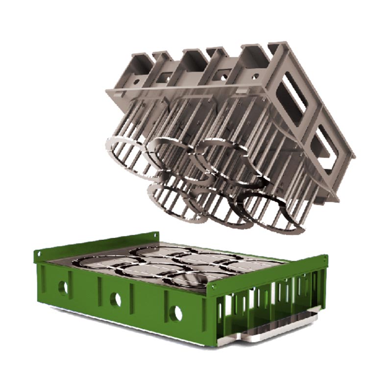 Landschaftsbeton-Ziegelform